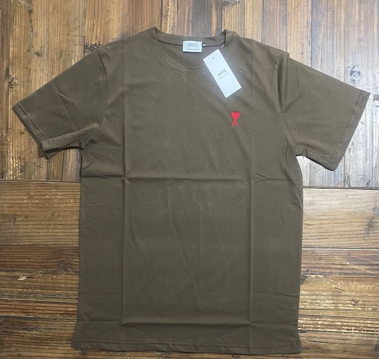 T Shirt de Homem Castanho Medio