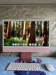 iMac 24” (2021) M1 | 8GB RAM | 256GB SSD | Różowy – Stan idealny!