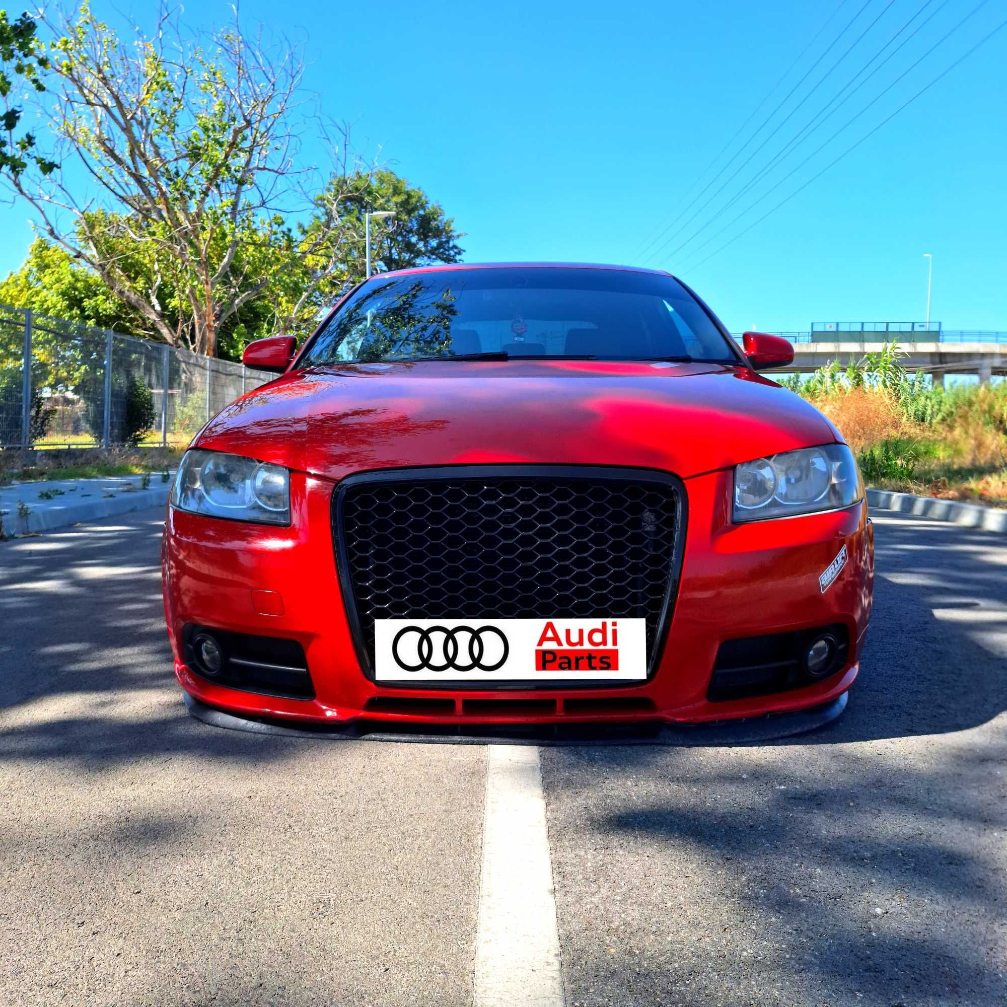 Parachoques Frontal S-Line Original + Grelha + Lip - Audi A3 8P