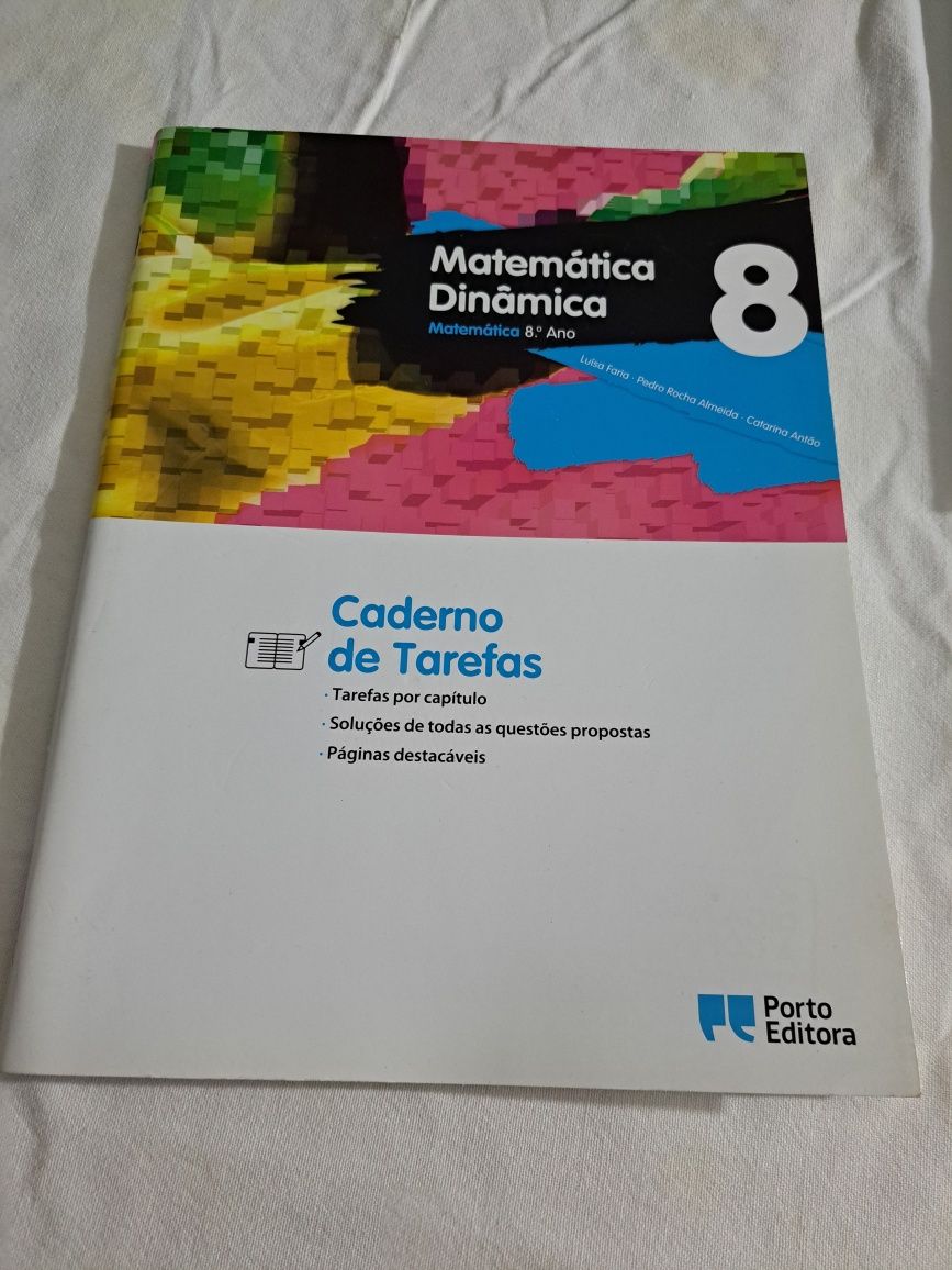 Caderno de tarefas 8 ano - Matemática Dinâmica