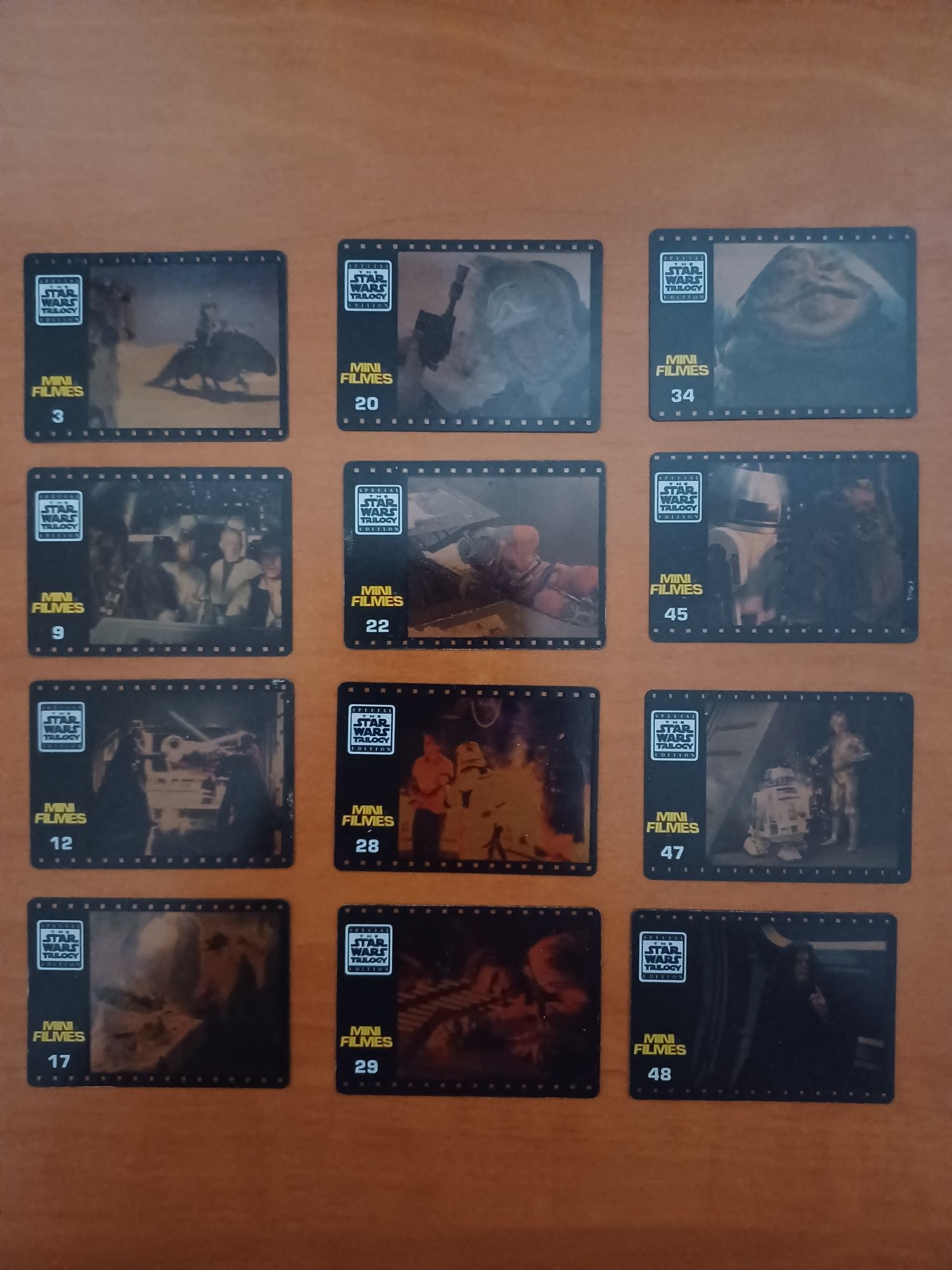 12 Mini Filmes da Star Wars Trilogy da Matutano