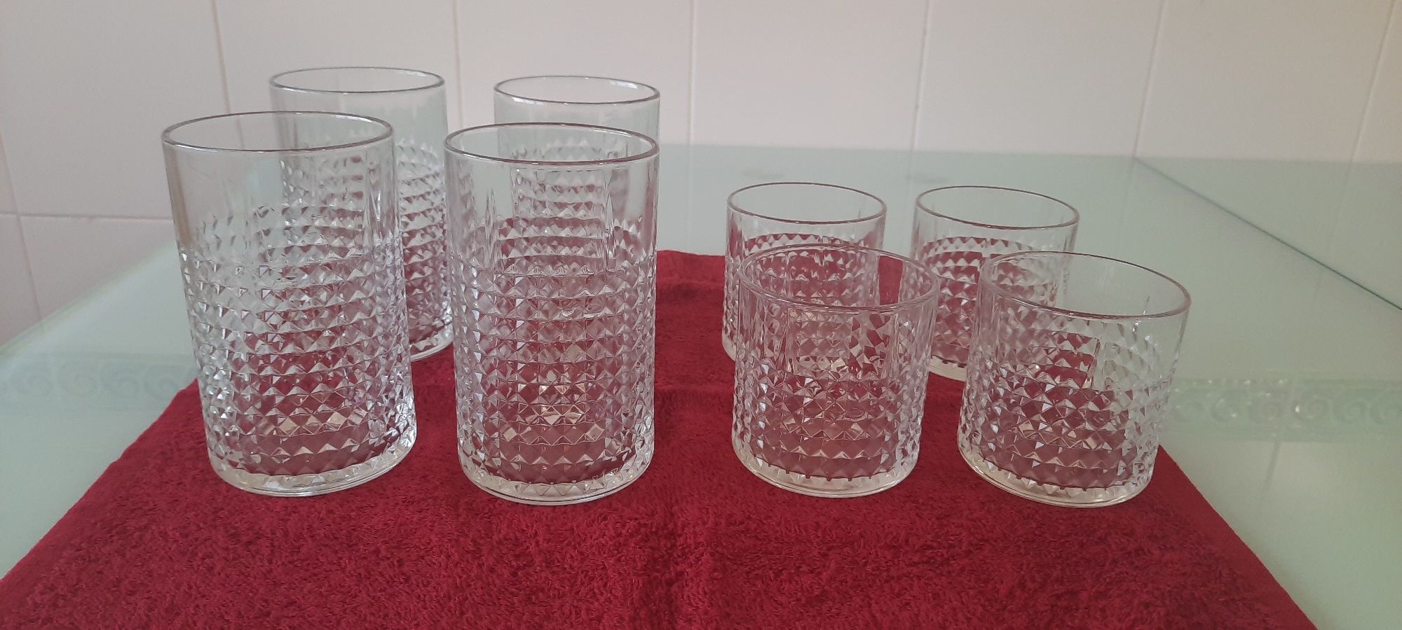 Conjunto de 8 copos novos Ikea