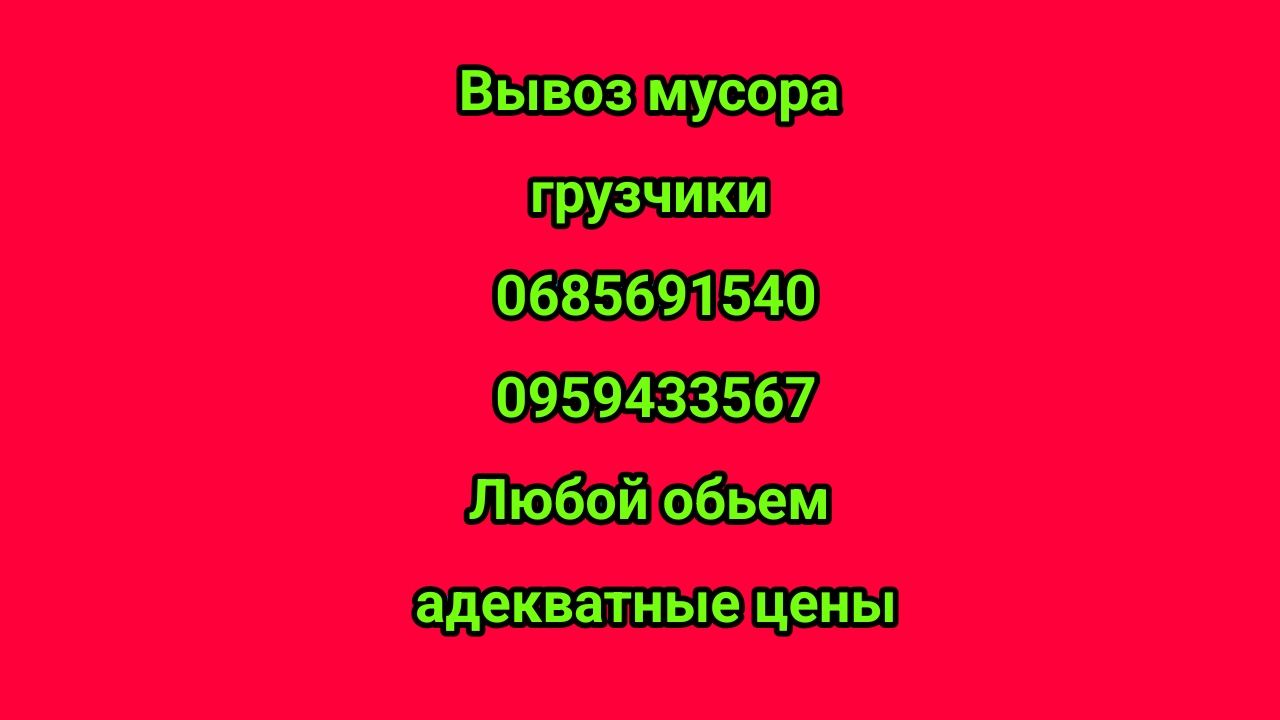 Вывоз мусора быстро и дёшево