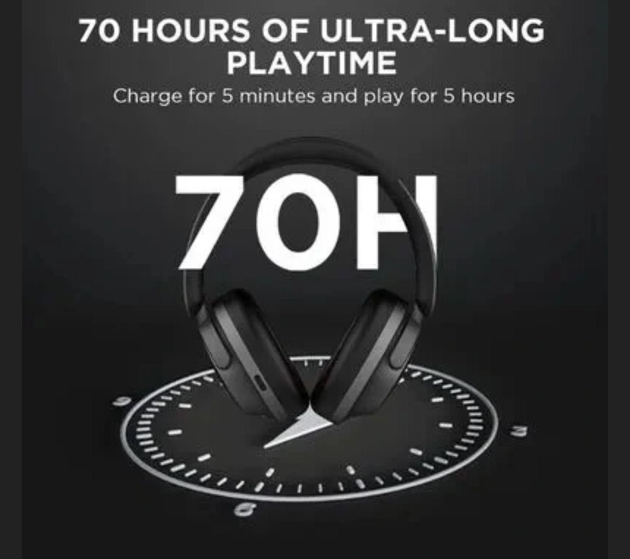 Słuchawki bezprzewodowe 1More SonoFlow SE Nauszne Bluetooth 5.0 Czarny