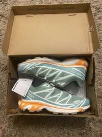 Кроссовки Salomon XT-6 Granite Green/Blazing Orange