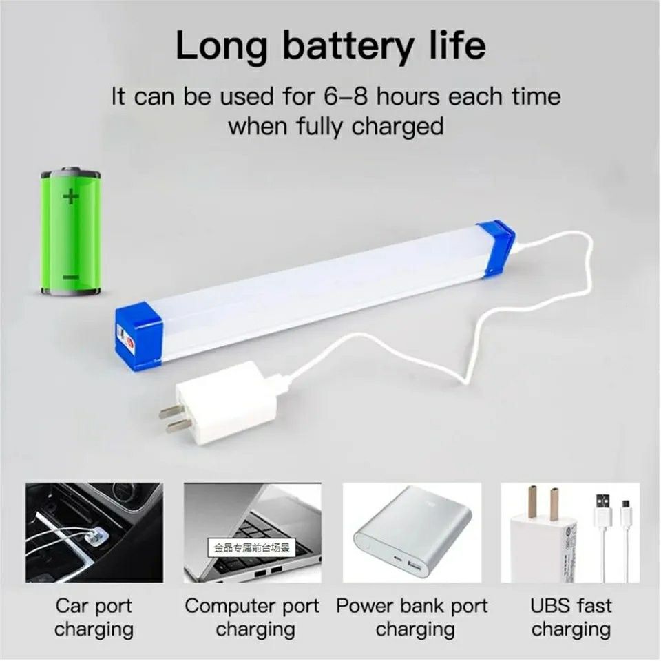‼️Є ОПТ‼️3600мАч батарея,60W 52см аварійна лампа,світильник,USB LED