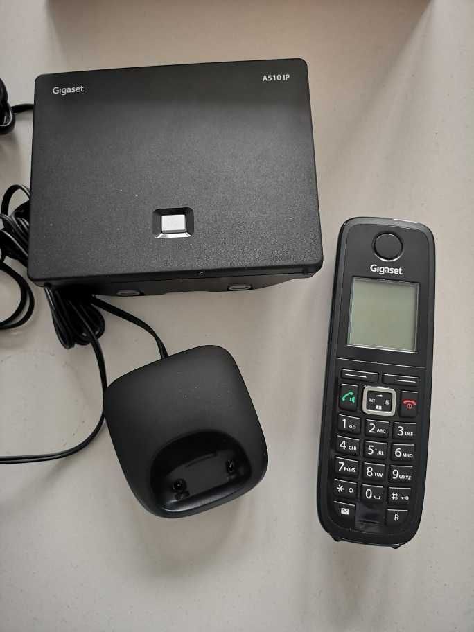 Telefon stacjonarny bezprzewodowy Gigaset A510 IP z bramką VOIP