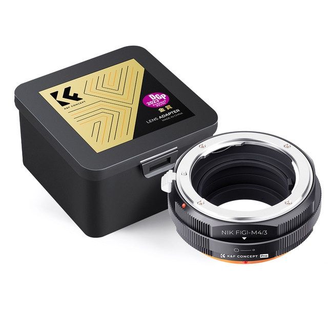 K&F Concept NIK(G)-M4/3 Lens Adapter Ring for Nikon AI F G Lens to M43