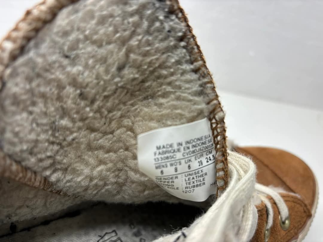 Converse Trampki wysokie skórzane ocieplane Rozmiar 39