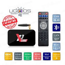 Ugoos X3 Cube 2GB/16GB (S905X3) Android 9.0 Смарт Приставка. TV box.