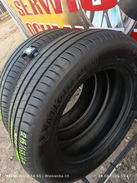 Opony letnie Para 215/65/17 Michelin! Montaż Gratis! Wysyłka!