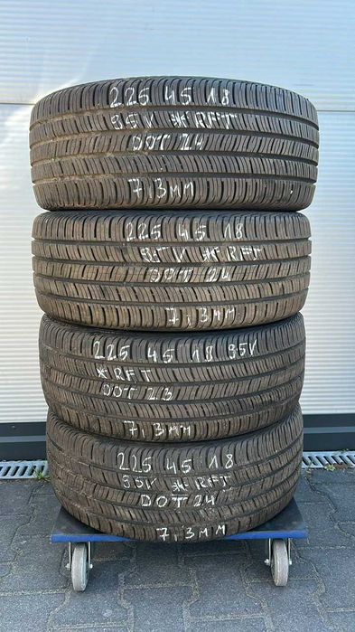Zestaw 225/45R18 Continental ProContact SSR * RSC 95V BMW WIELOSEZON