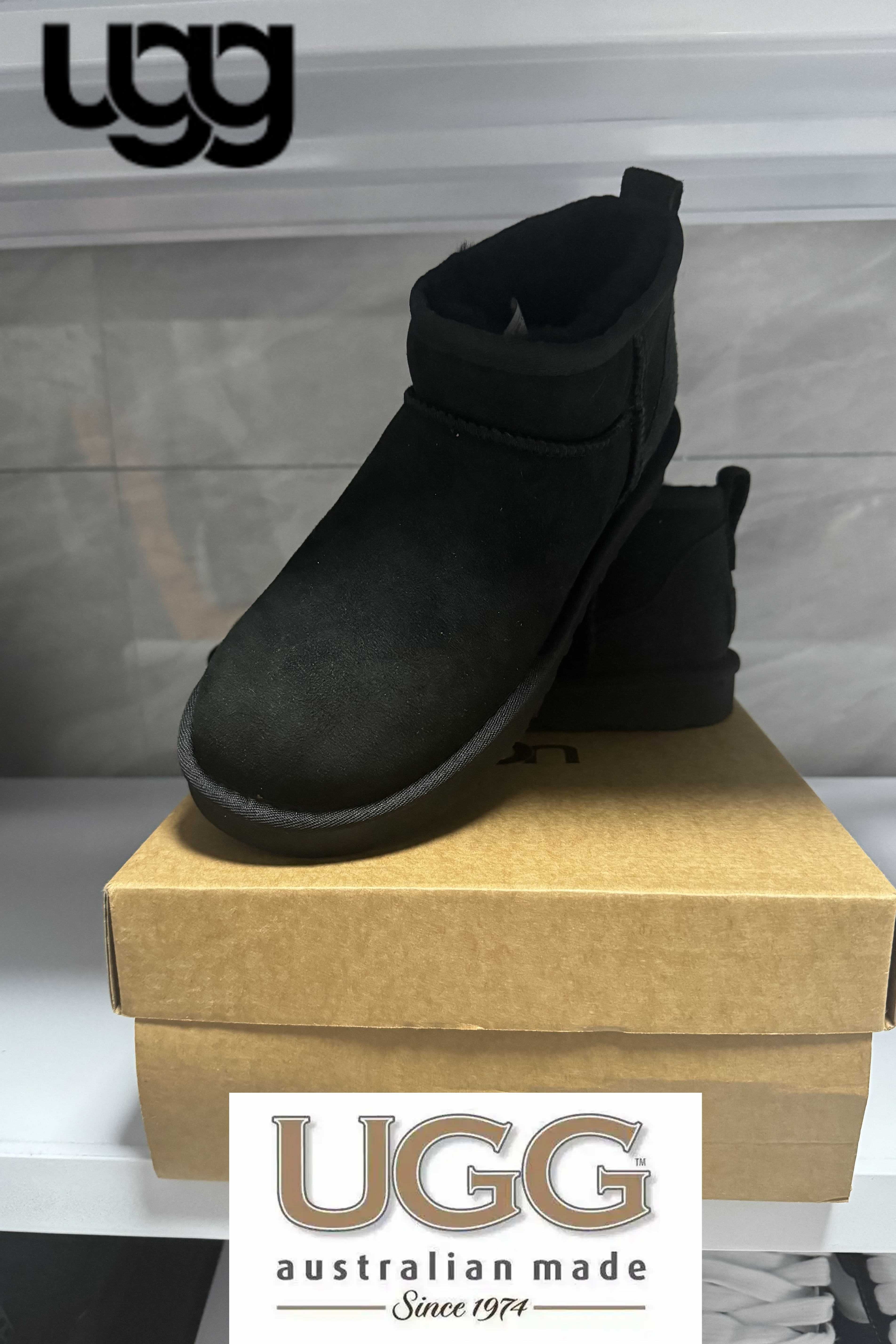 UGG Classic Ultra Mini Boot Czarny EU39