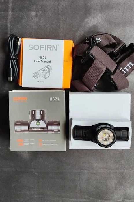 Latarka Sofirn HS21 czołowa czołówka LED akumulatorowa USB-C 2300lm