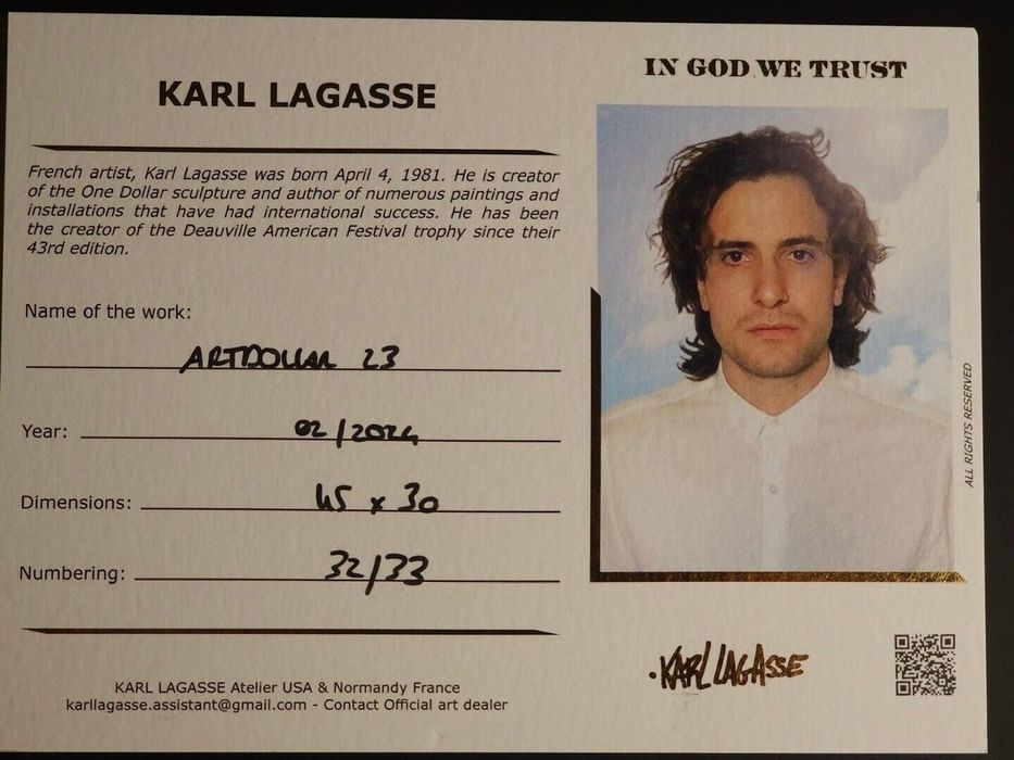 Karl Lagasse (1981) Original - Art Dollar 23 - Assin. / Limit. 32/33