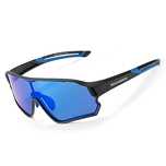 Okulary rowerowe Rockbros fotochromowe dla dzieci 8-14 lat - czarno-ni
