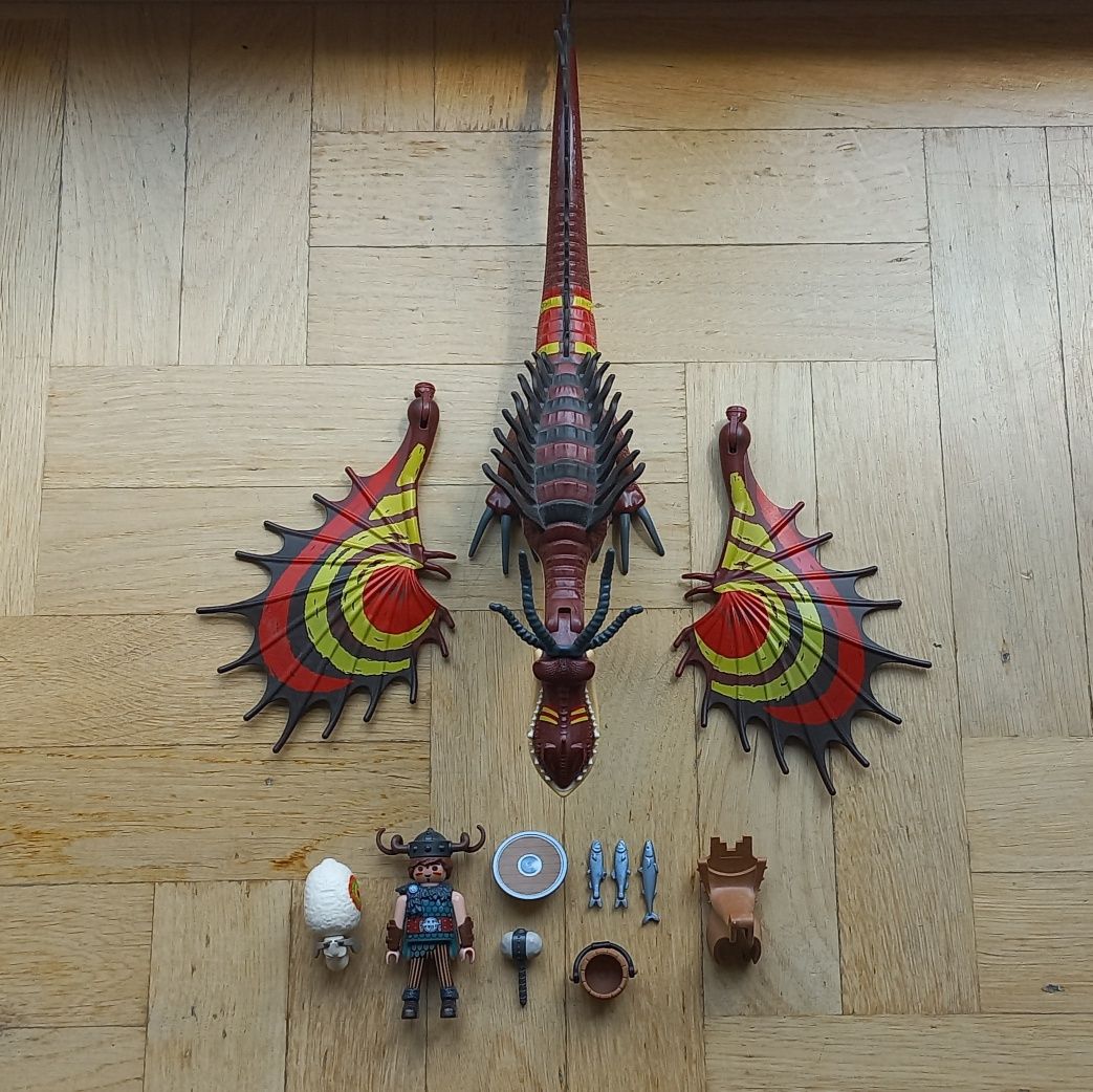 Smok Hakokieł Koszmar Ponocnik Playmobile z filmu Jak Wytresować Smoka