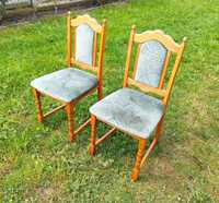 Krzesło | Krzesła Stare Drewniane | 2 sztuki