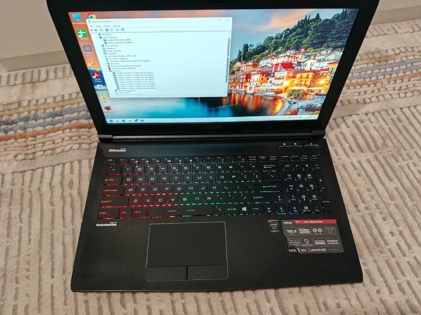 Laptop MSI GE 62 2QE Apache