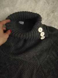 sweter FOBYA  s/m 36/38 sweter szary M uniwersalny