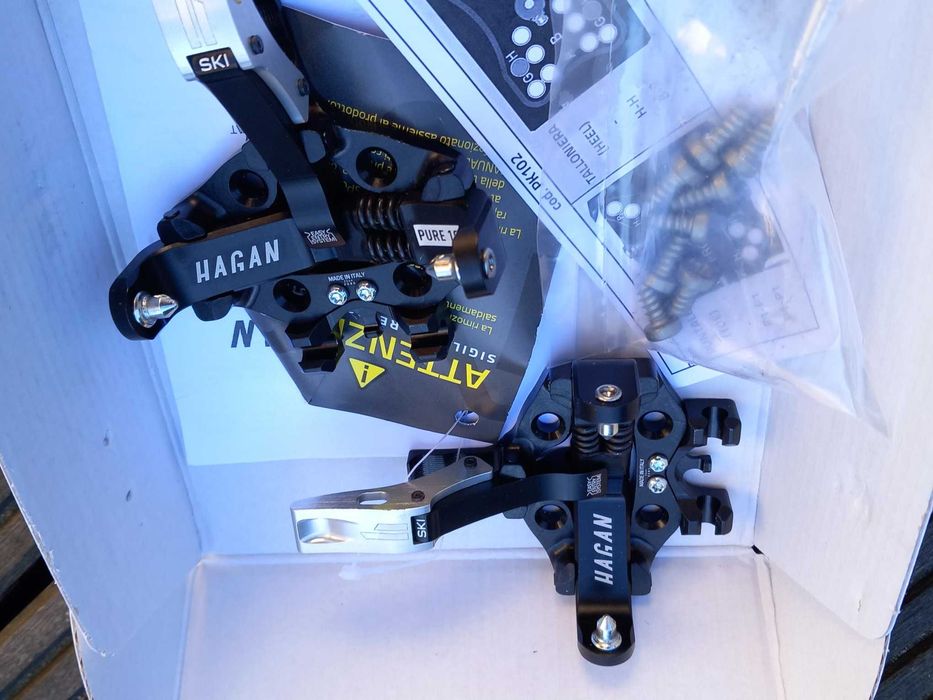 Wiązania skiturowe Hagan Pure 10-97 mm black / ATK Crest 10