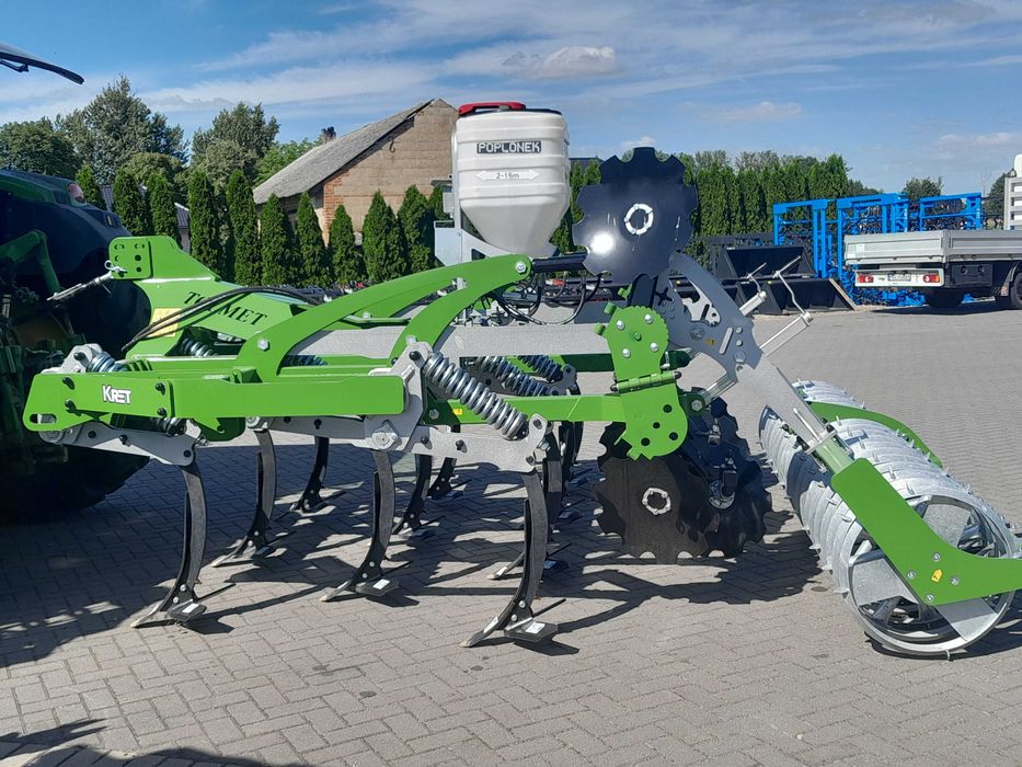 Agregat bezorkowy Kret 3 m Tolmet Horsh siewnik do poplonów daszkowy