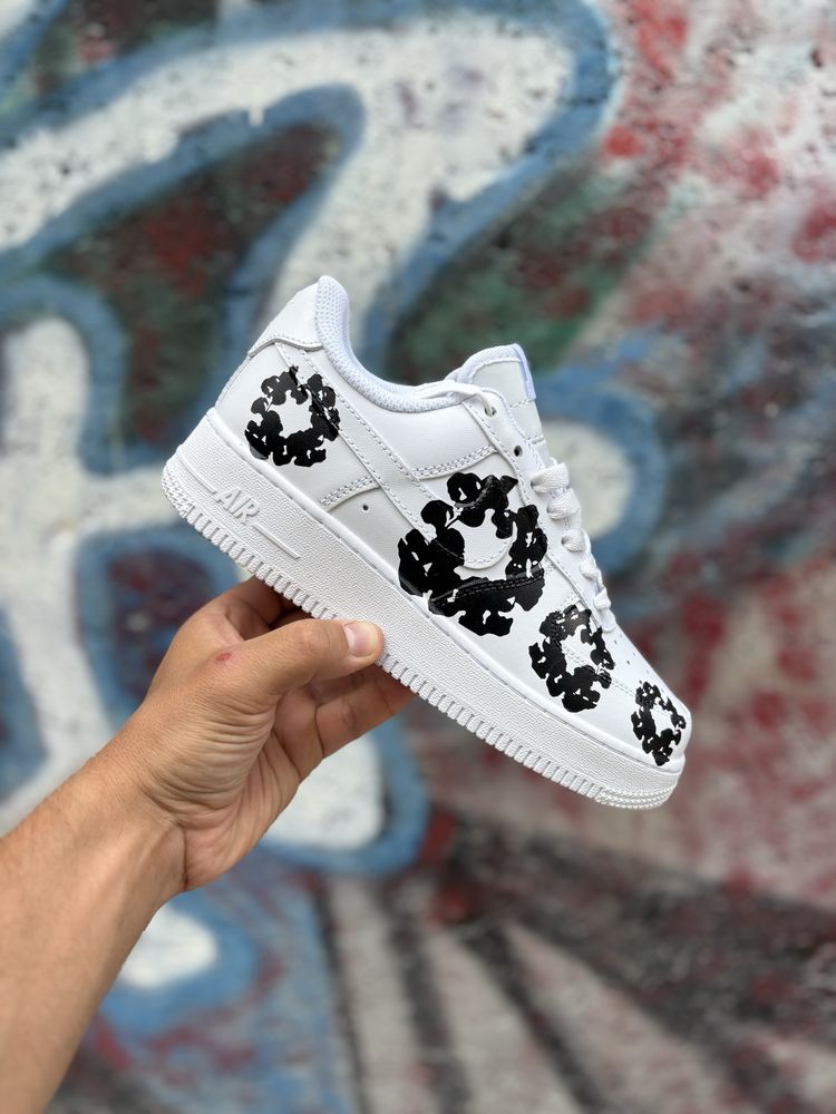 Жвночі кросівки Nike Air Force Low Valentines Day low denim
