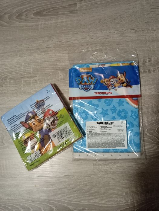 Obrus+serwetki Psi Patrol