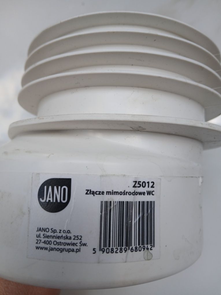 Złącze WC mimośrodowe Jano