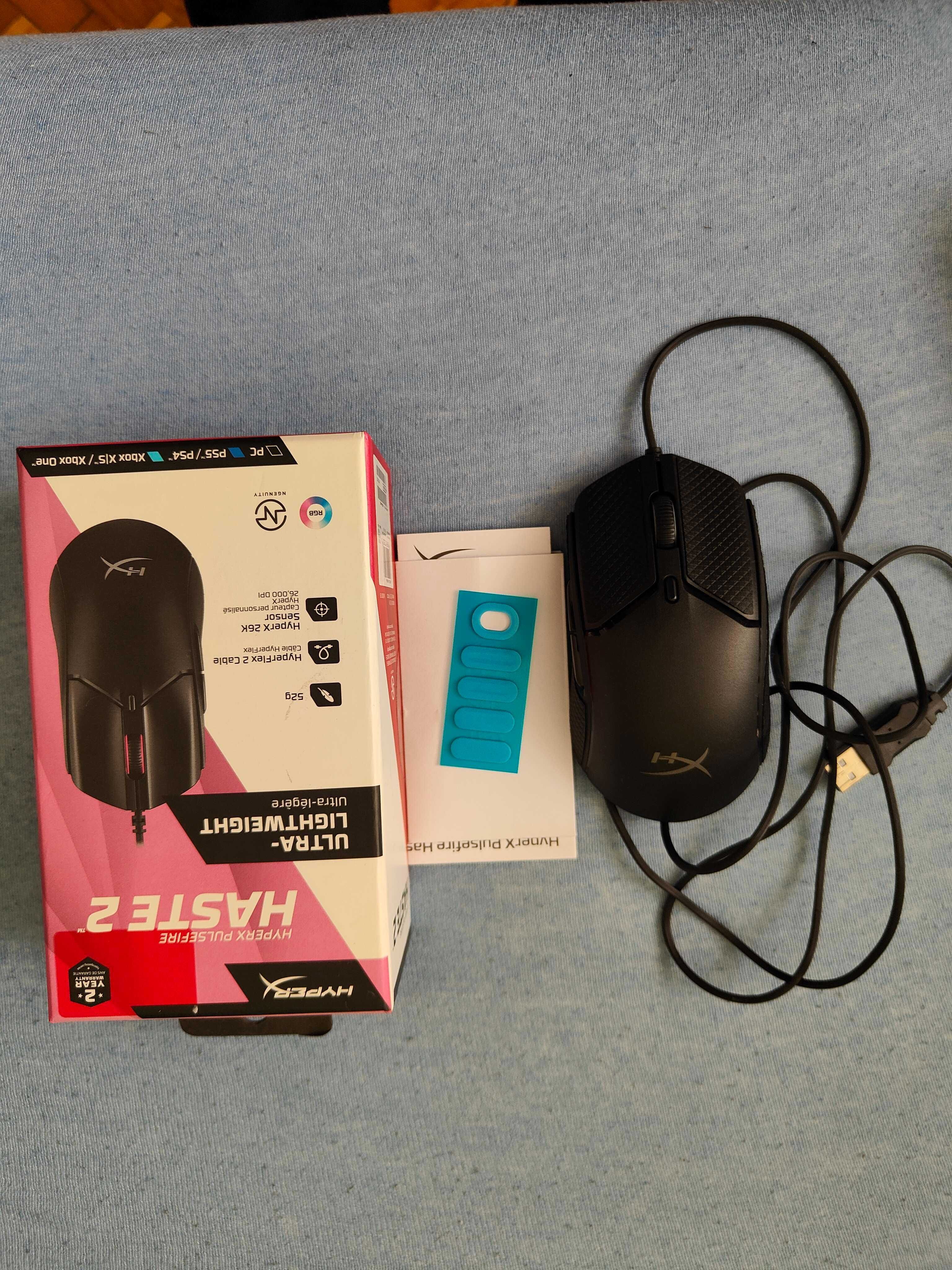 Mysz przewodowa HYPERX Pulsefire Haste 2 Czarny