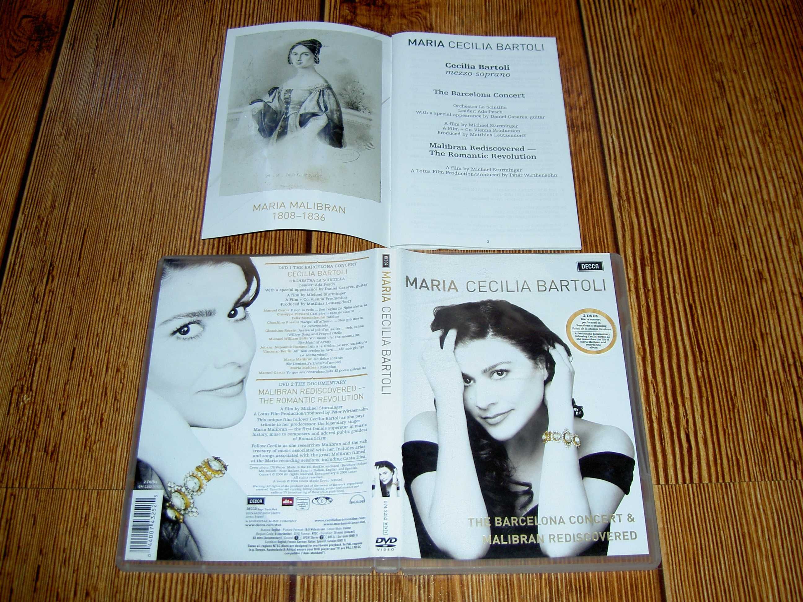 Maria Cecilia Bartoli 2 DVD Barcelona Concert