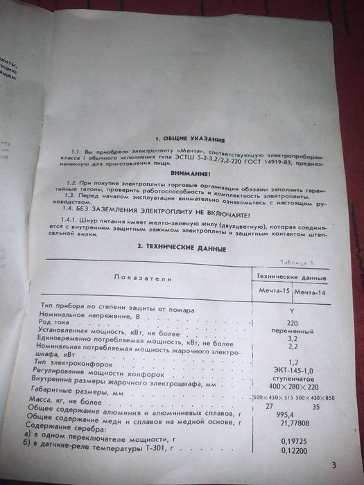 Електроплита з духовою шафою "Мечта-15"