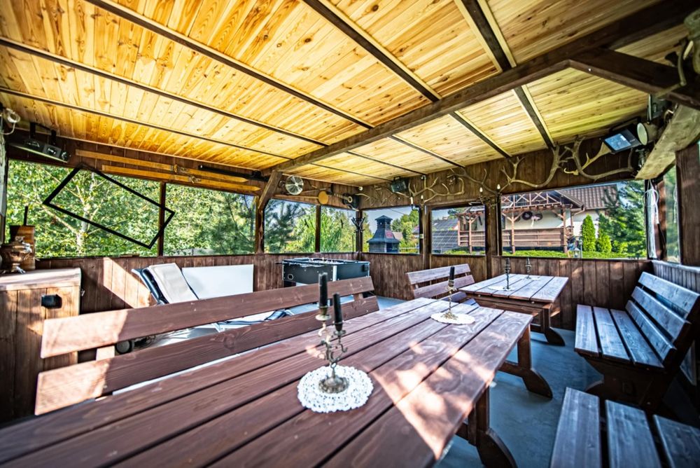 Spa Jacuzzi Sauna Basen Domek w Zaciszu Harklowa ferie wakacje  wynaje