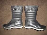 Женские дутые кожаные сапоги/ботинки Stamiel 37-й размер