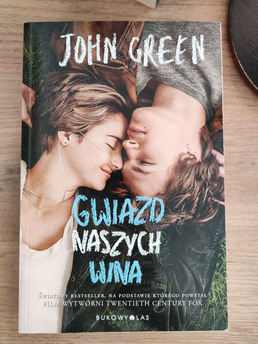 Gwiazd naszych wina John Green okładka filmowa