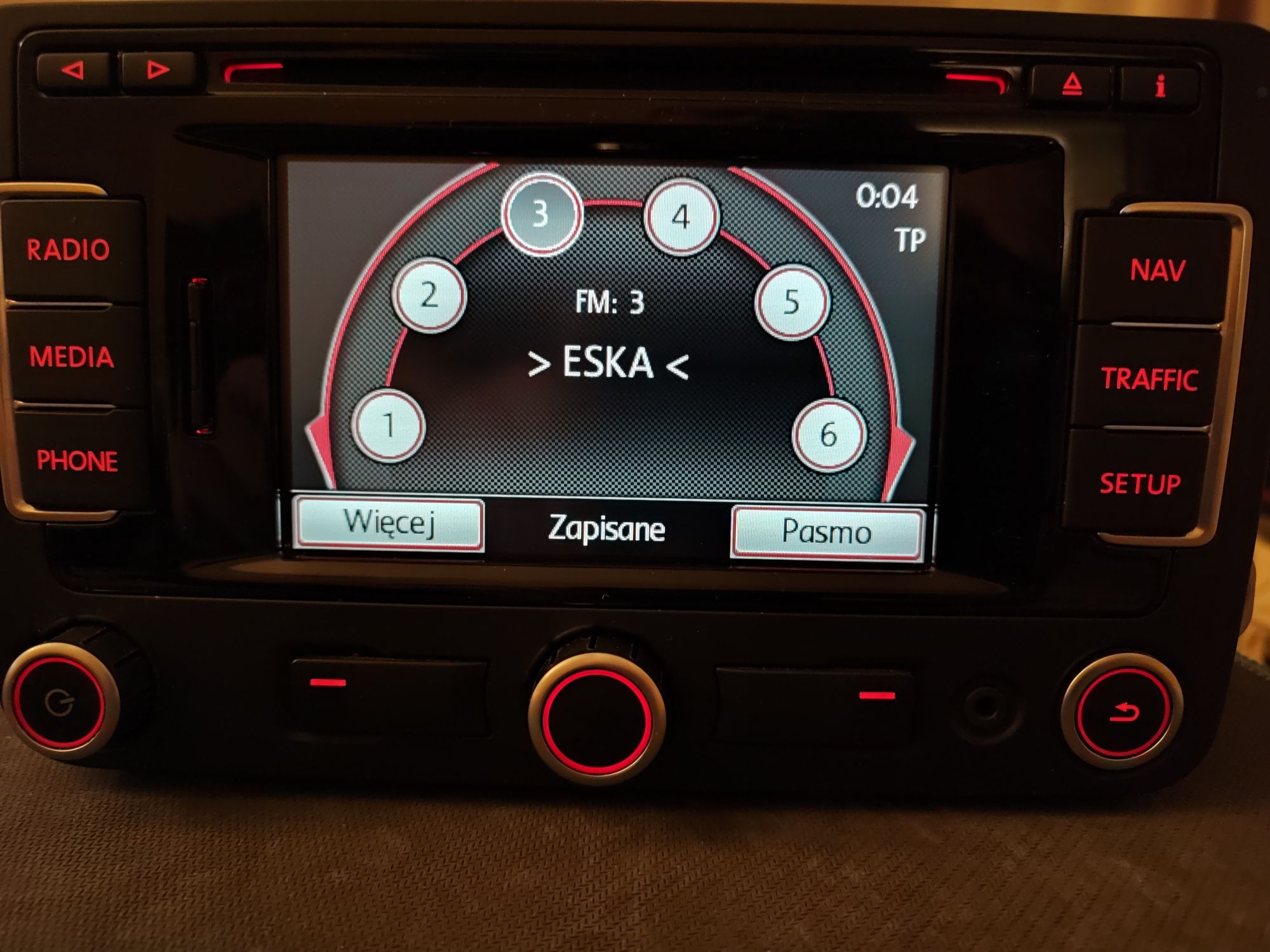 Radio RNS 315 VW Passat Golf Tiguan Touran Caddy Bluetooth Nawigacja