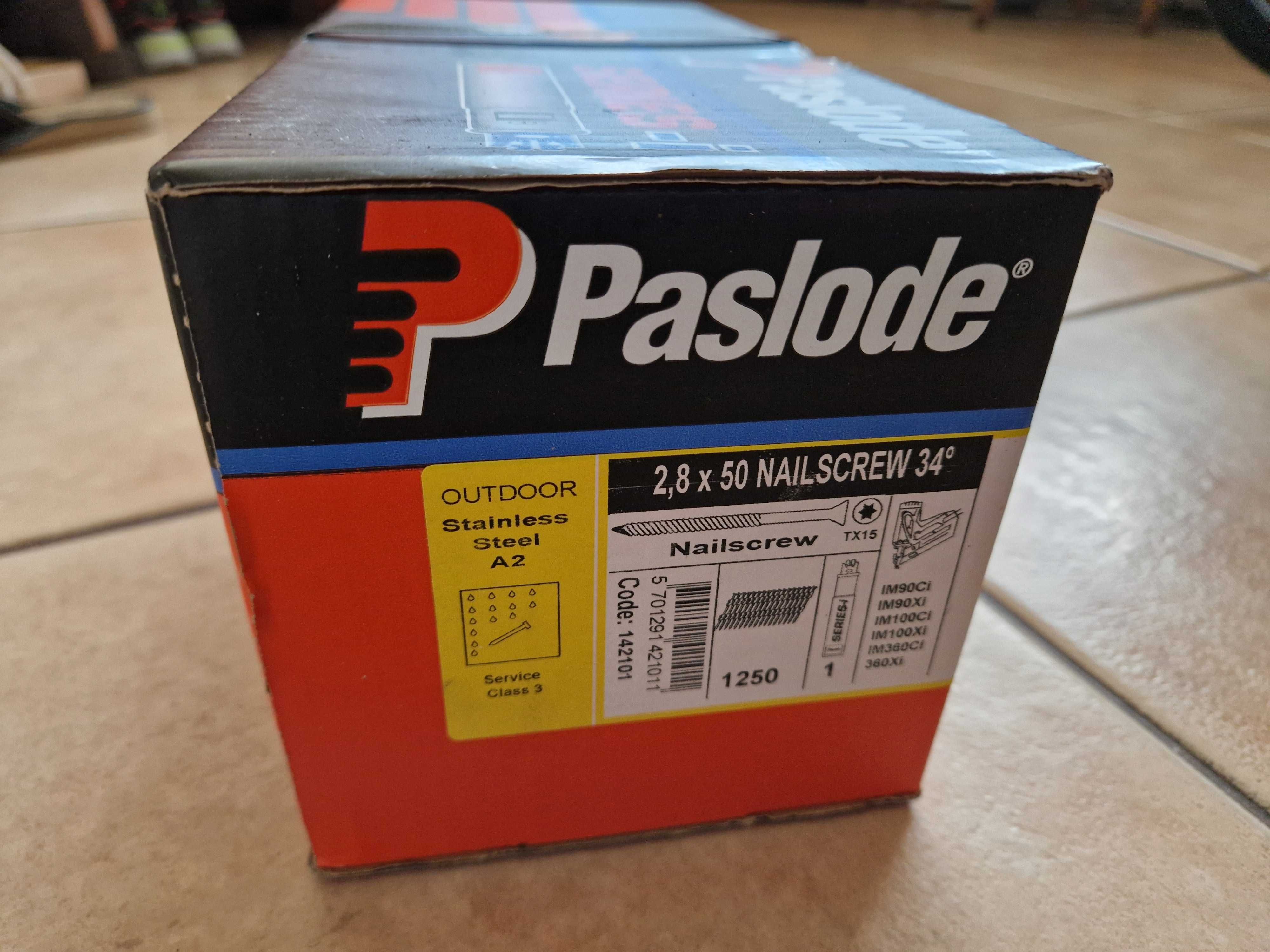 Gwoździe ze stali nierdzewnej Paslode 2,8x50