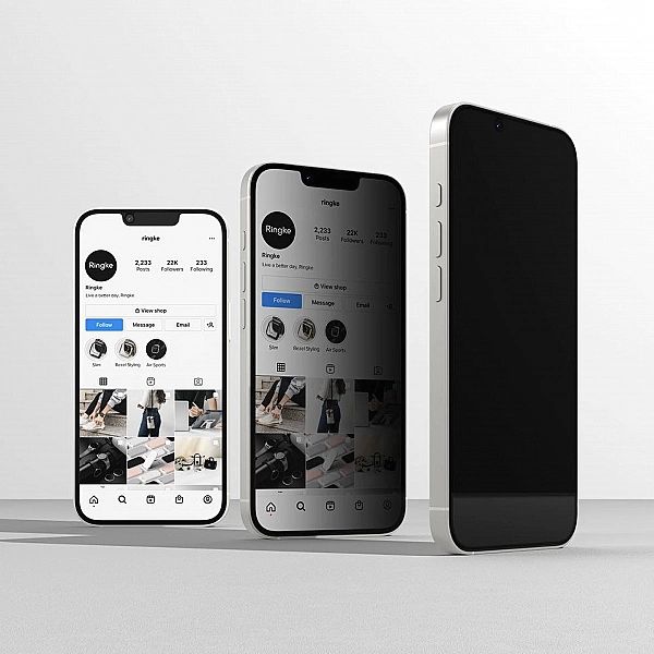 Szkło Prywatyzujące Ringke Easy Slide 2-Pack Iphone 16E Privacy