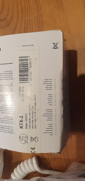 Grzałka elektryczna Terma KTX 3