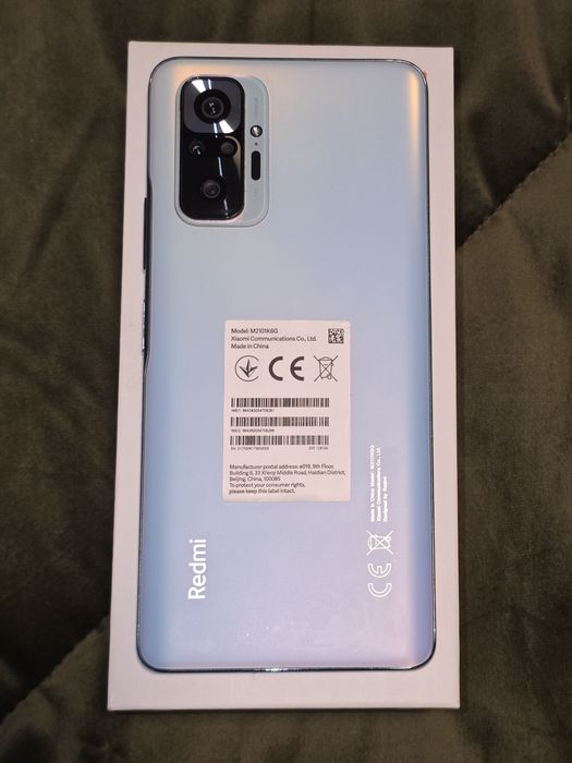 Xiaomi Redmi Note 10 Pro Glacier Blue 128GB99% NOVO