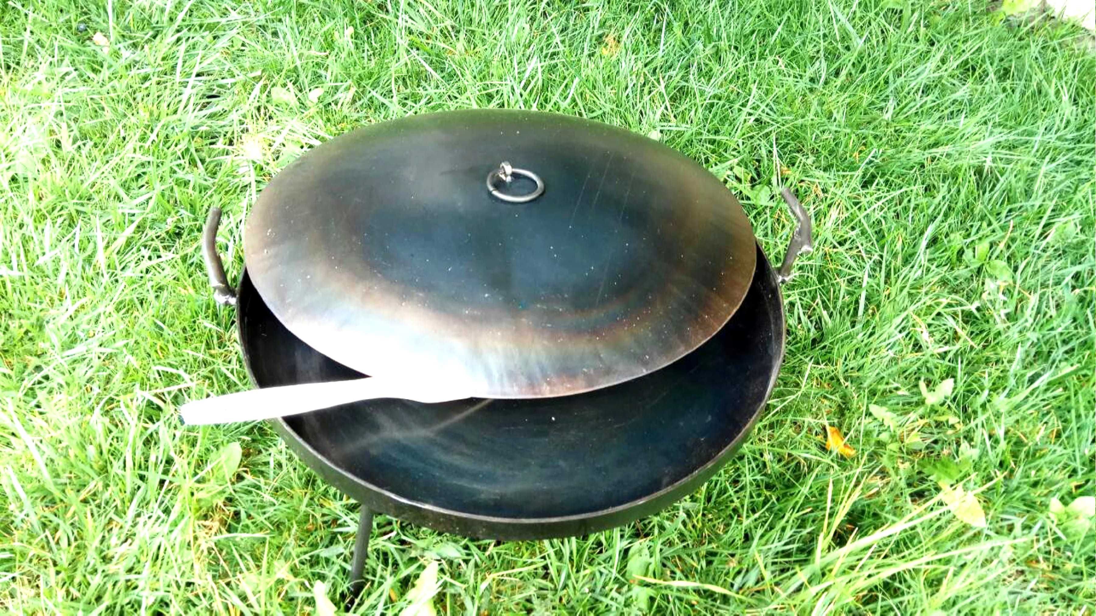 Сковорода садж з диска борони мангал сковорідка пательня для вогню