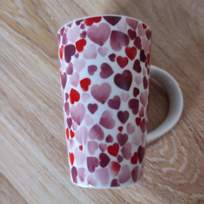 Kubek z serduszkami