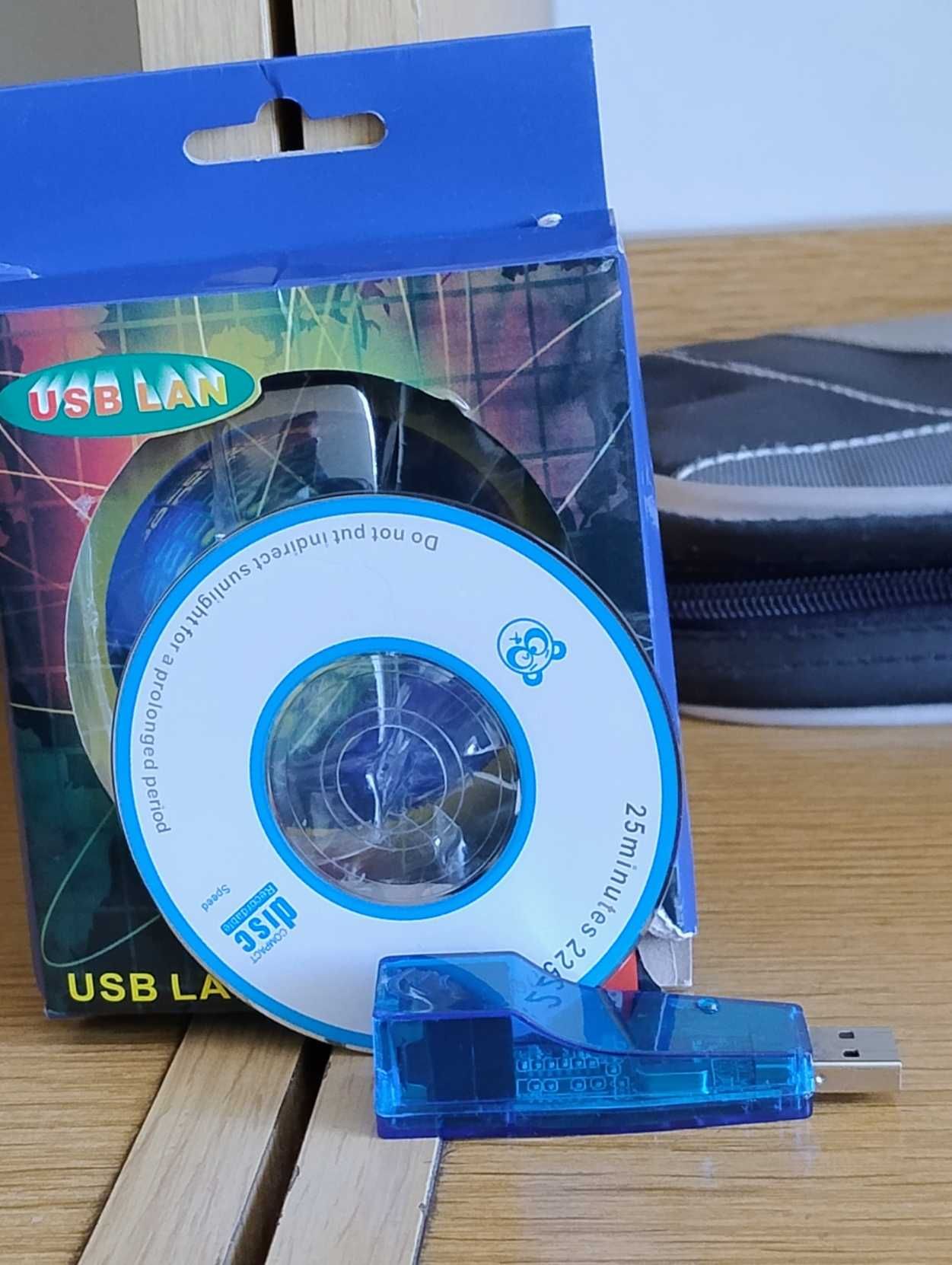 adapter ethernet na usb prawie nowy stan bdb.