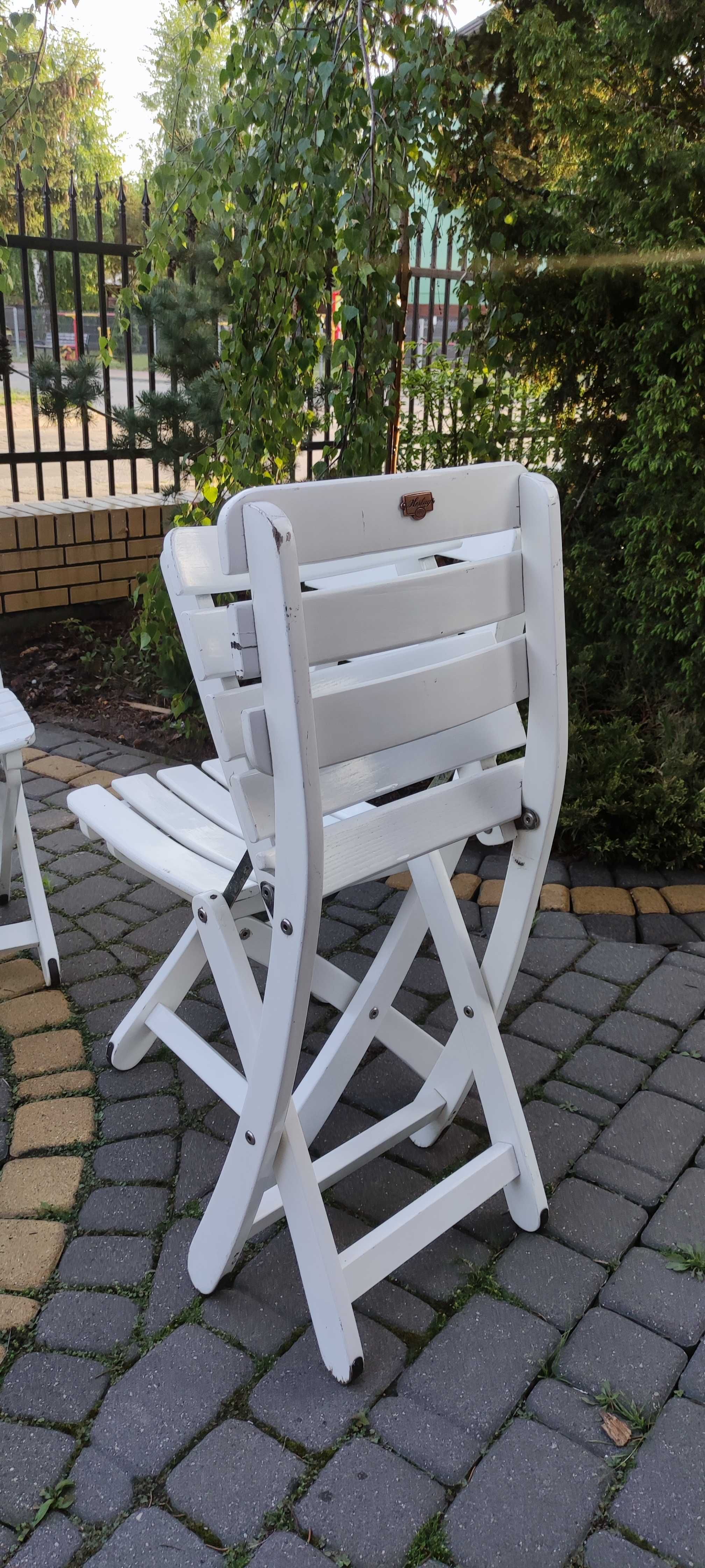 Drewniane krzesła ogrodowe Herlag/Kettler