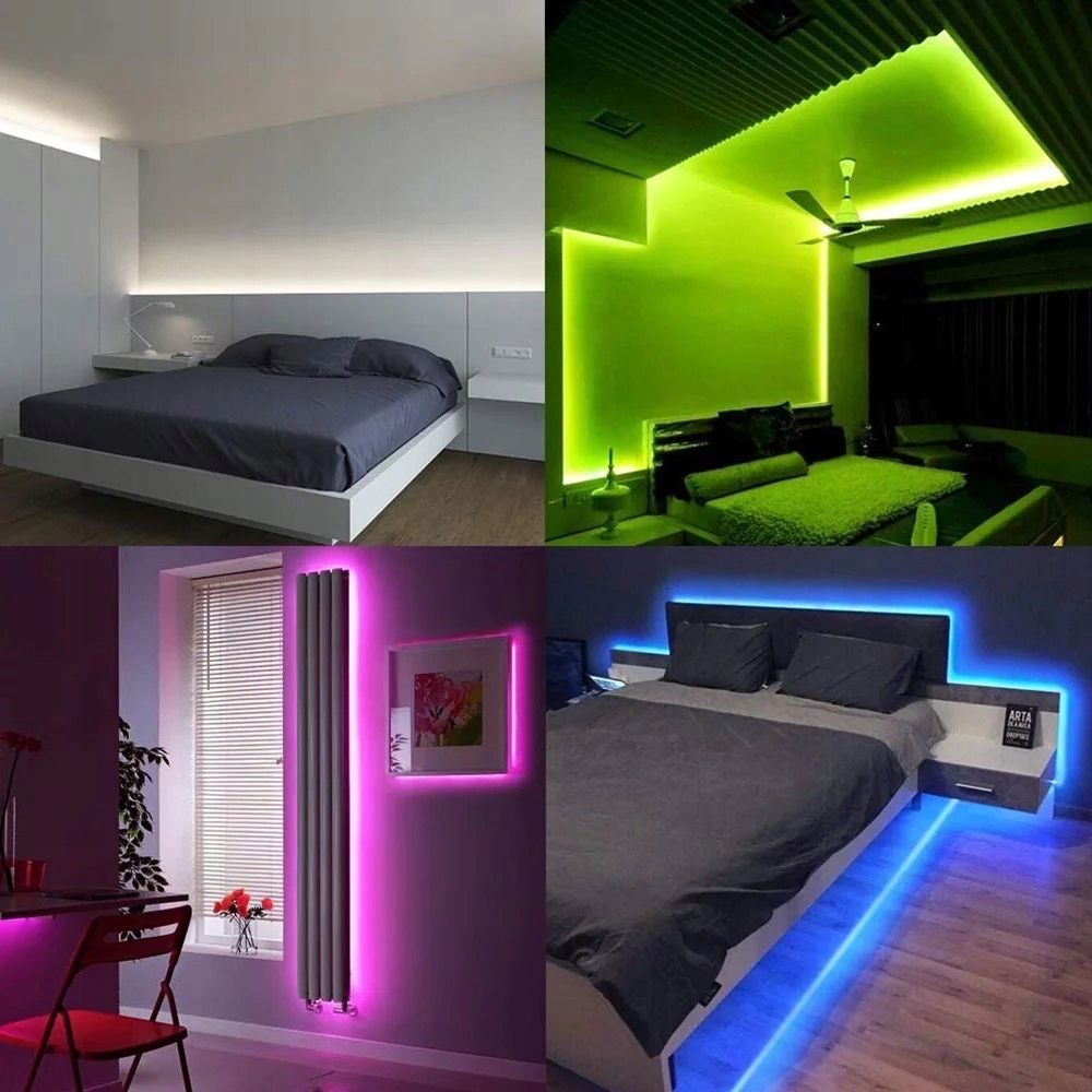 Taśma Led Rgb 5050 10M (2X5M) 300 Led Wifi Bluetooth Aplikacja