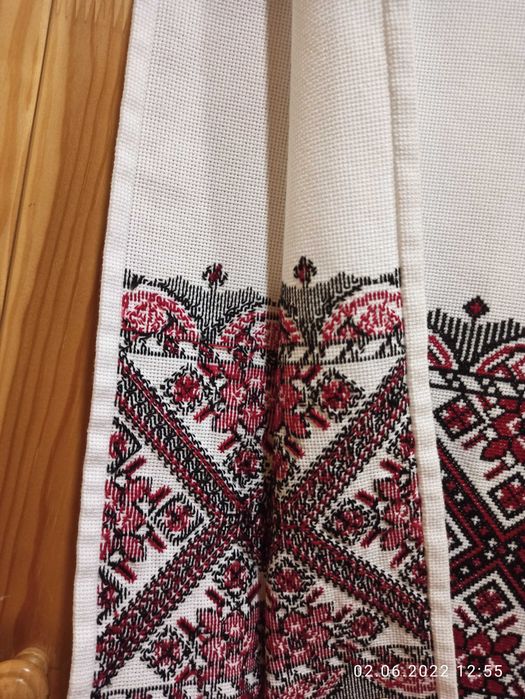 Вишитий весільний рушник "геометричний"