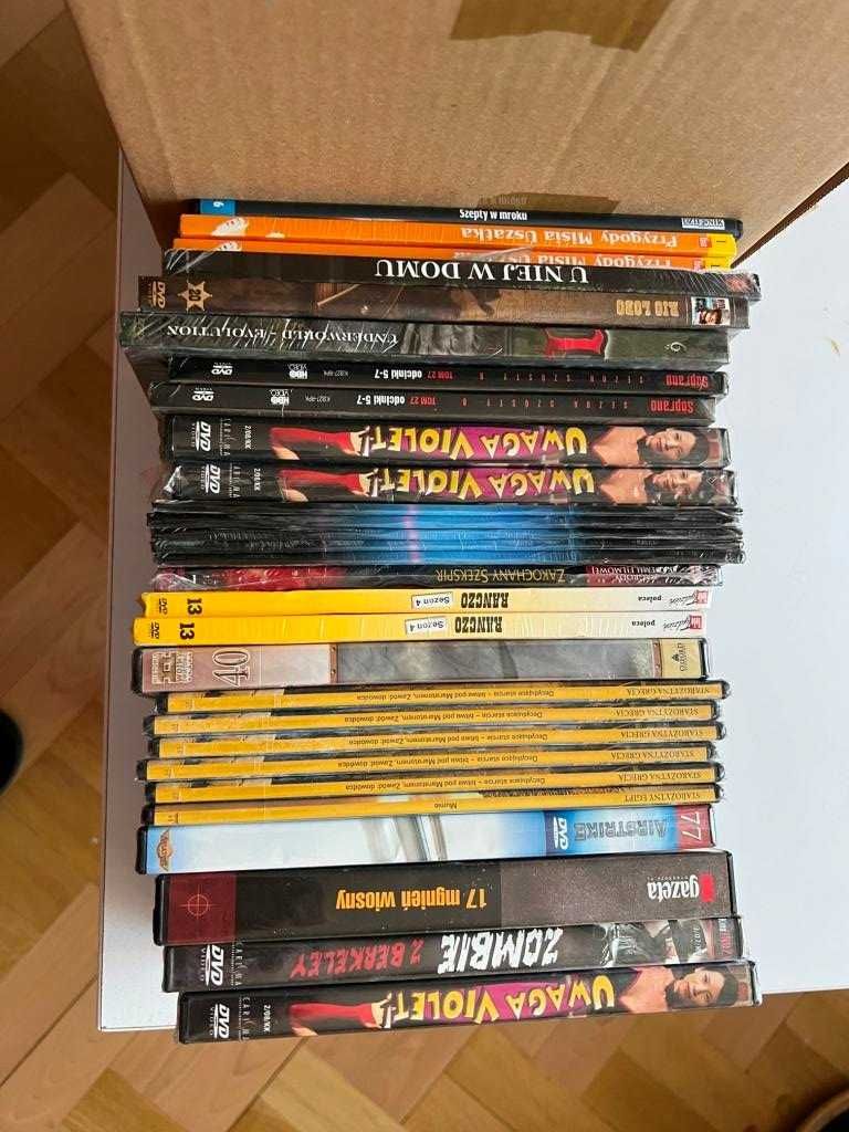 Zestaw 100 płyt z filmami - NOWE i używane, różne tytuły