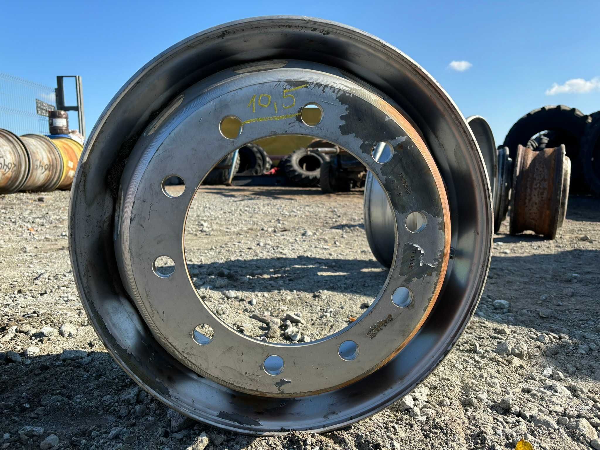 Felga Felgi Ciężarowe Tir Przyczepa Naczepa 22.5" 22.5x9 10 ŚRUB