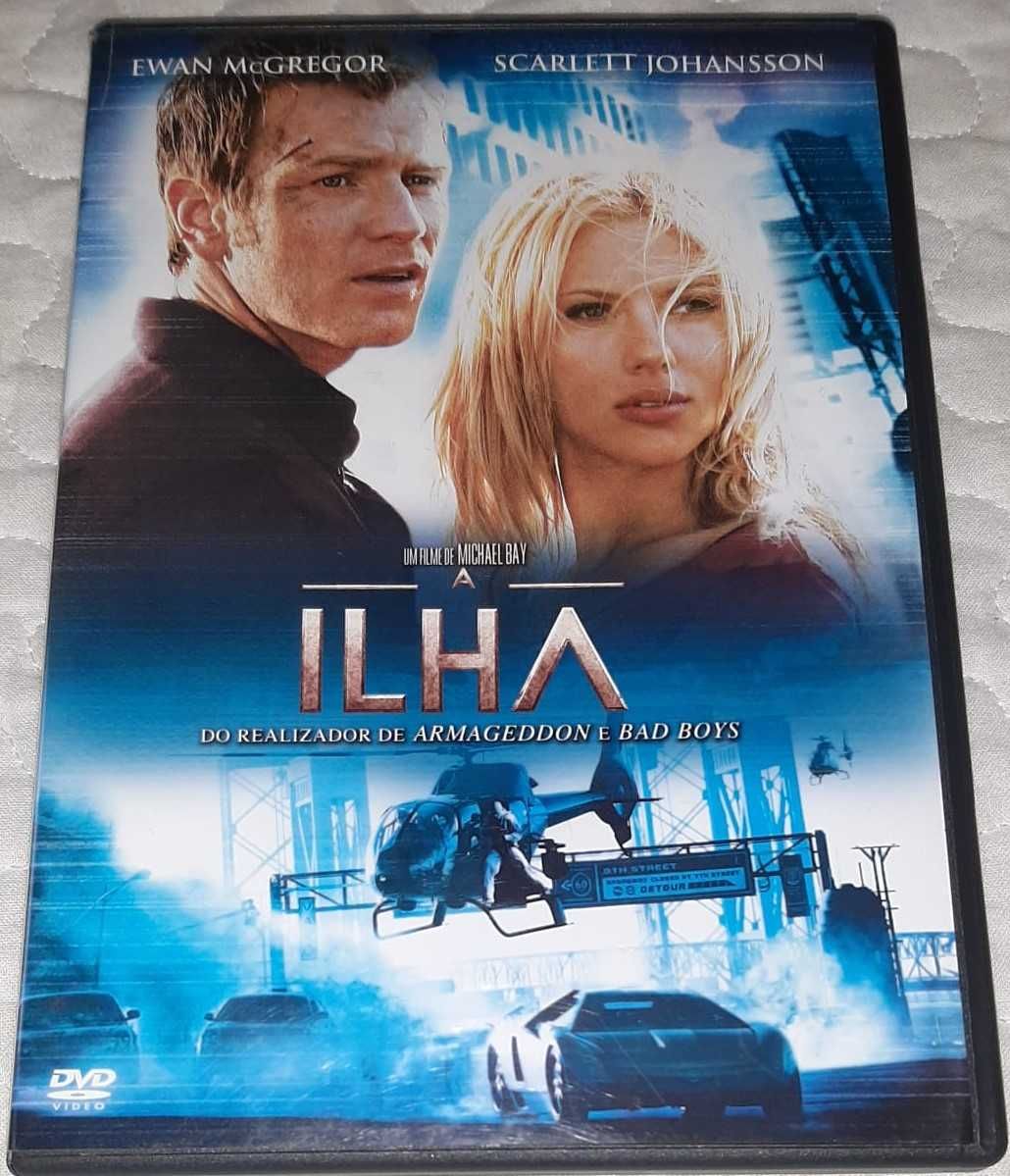DVD Die Hard, Arma Mortífera, Clube de Combate, Jackie Brown, A Ilha