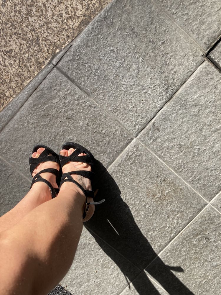 Sandalias Prof salto alto